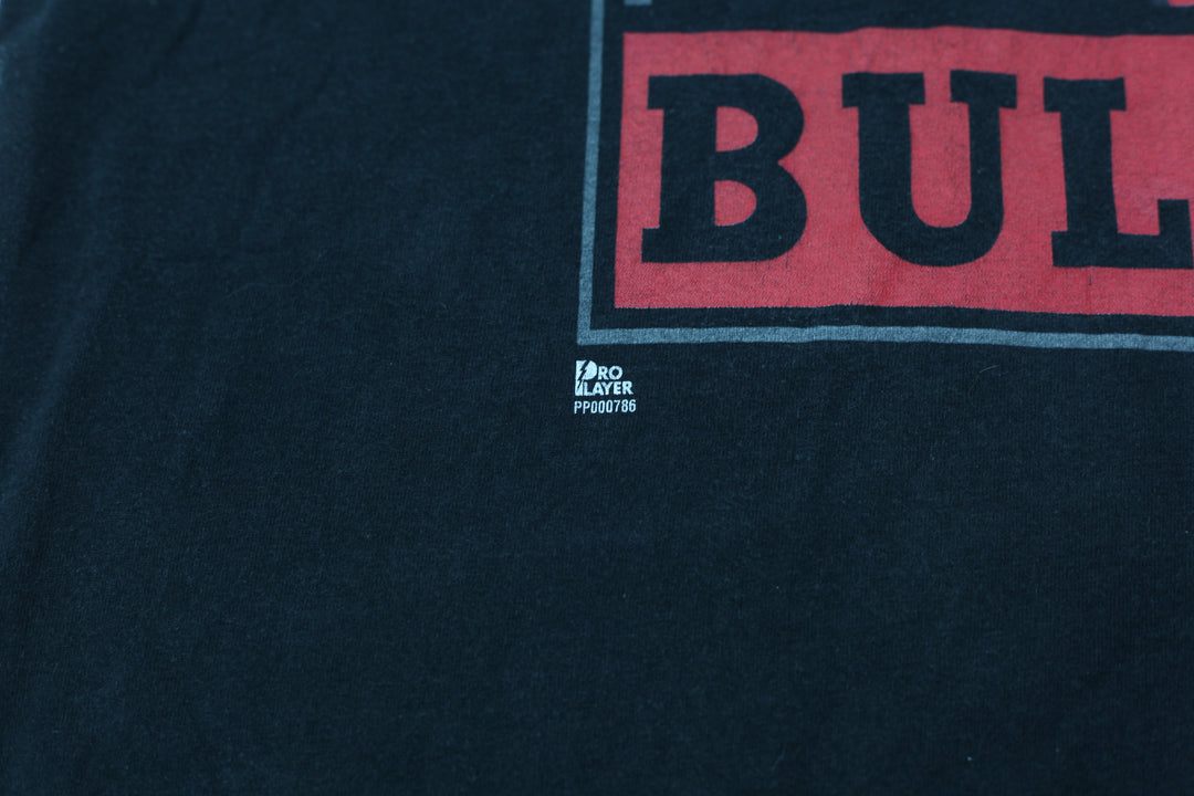 Vintage Chicago Bulls T-Shirt Black Pro Player XL