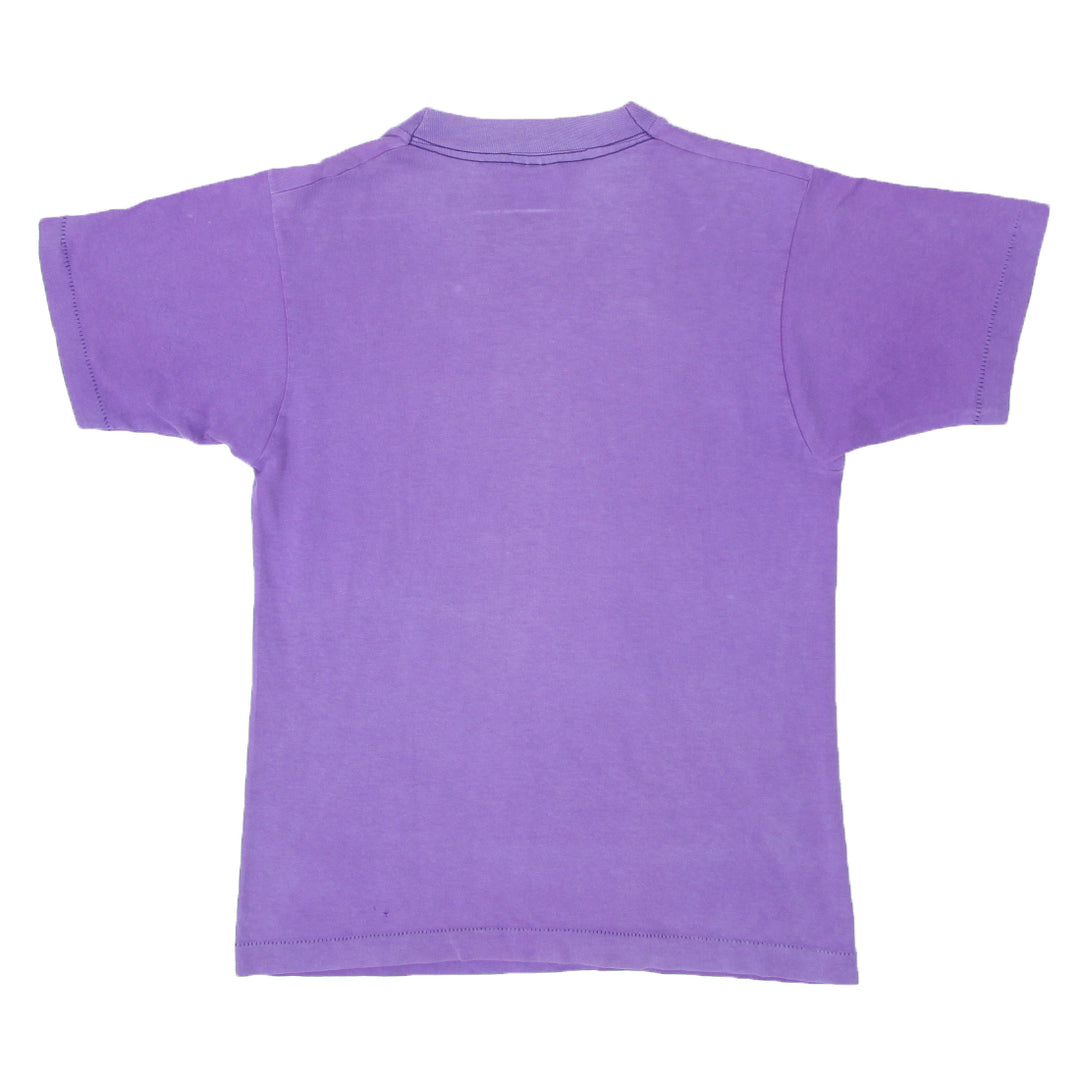 Vintage Toronto Raptors T-Shirt S.Stitch Purple Fruit of the Loom S