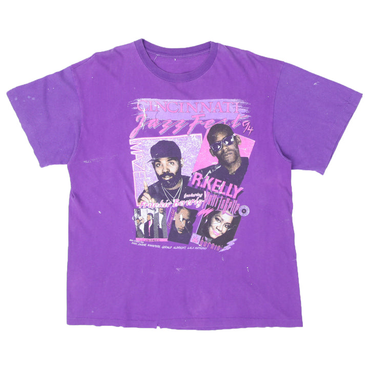 '94 Vintage Cincinnati Jazz Fest T-Shirt Single Stitch Purple XL