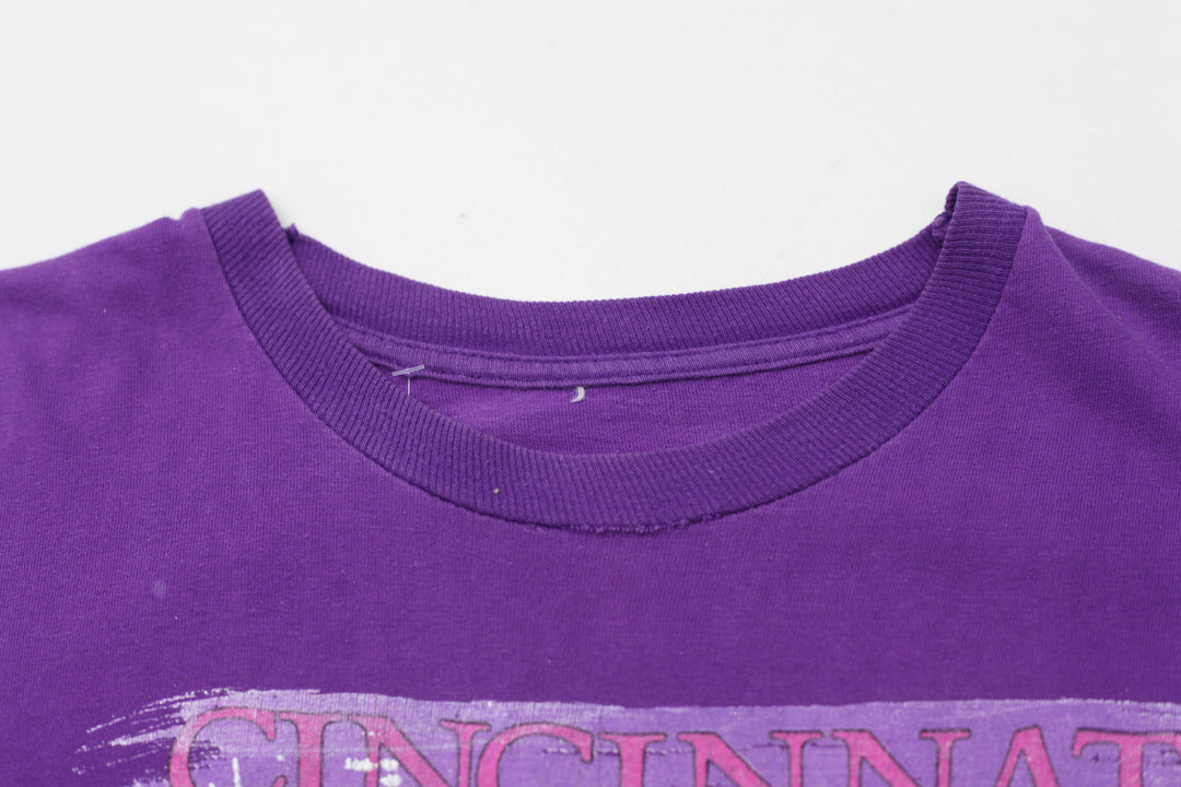 '94 Vintage Cincinnati Jazz Fest T-Shirt Single Stitch Purple XL