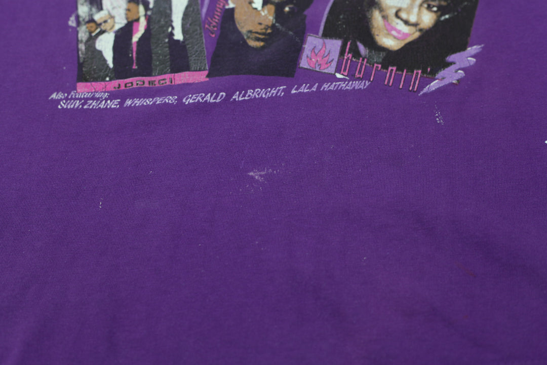 '94 Vintage Cincinnati Jazz Fest T-Shirt Single Stitch Purple XL