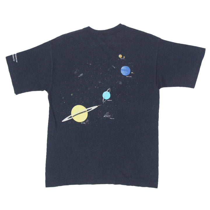 '96 Vintage Tour of the Universe Solar System T-Shirt S.Stitch Black Harlequin M