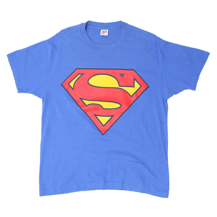 Vintage Anvil DC Comics 1994 Superman T-Shirt Single Stitch Made in USAa