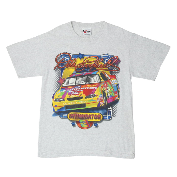 Vintage Dale Earnhardt Nascar Racing T-Shirt Gray Chase M