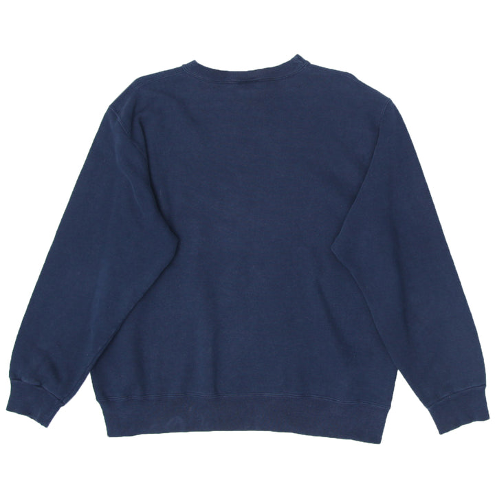 Vintage Champion Embroidered Navy Crewneck Sweatshirt Made in USA