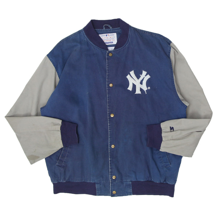 Vintage Starter New York Yankees Snap Button Jacket