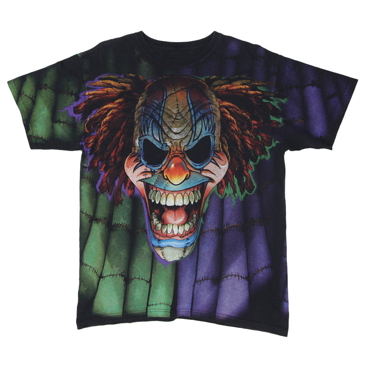 Vintage Evil Clown AOP T-Shirt Black L