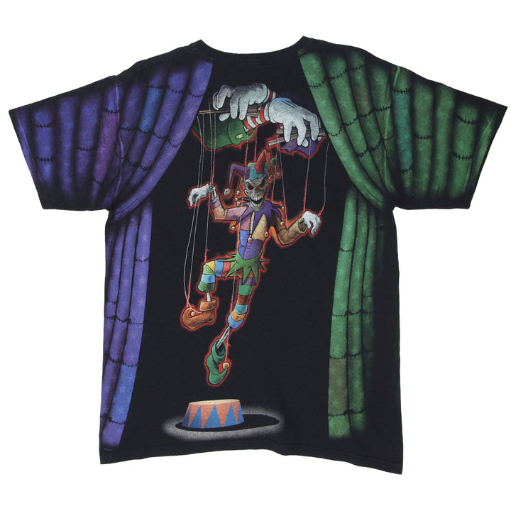 Vintage Evil Clown AOP T-Shirt Black L