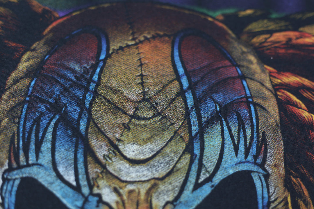 Vintage Evil Clown AOP T-Shirt Black L