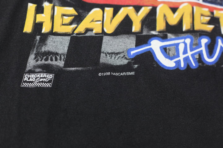 1999 Vintage Nascar Winston Cup Tour T-Shirt Made In USA Black Hanes XL