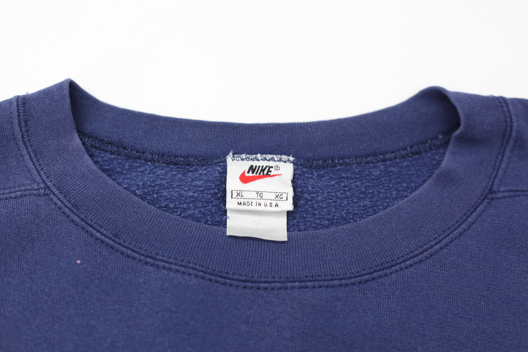 Vintage Embroidered Nike Logo Made In USA Sweatshirt – Fashion 