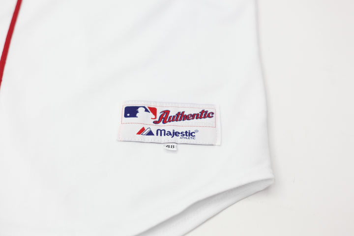 Vintage Boston Red Sox Baseball Jersey White Majestic