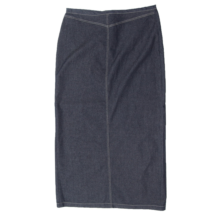 Y2K Denim Maxi Skirt