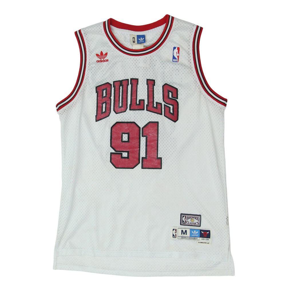 Shop Vintage Adidas NBA Chicago Rodman # 91 Bulls Basketball
