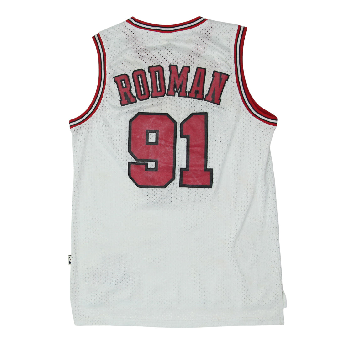 Shop Vintage Adidas NBA Chicago Rodman # 91 Bulls Basketball