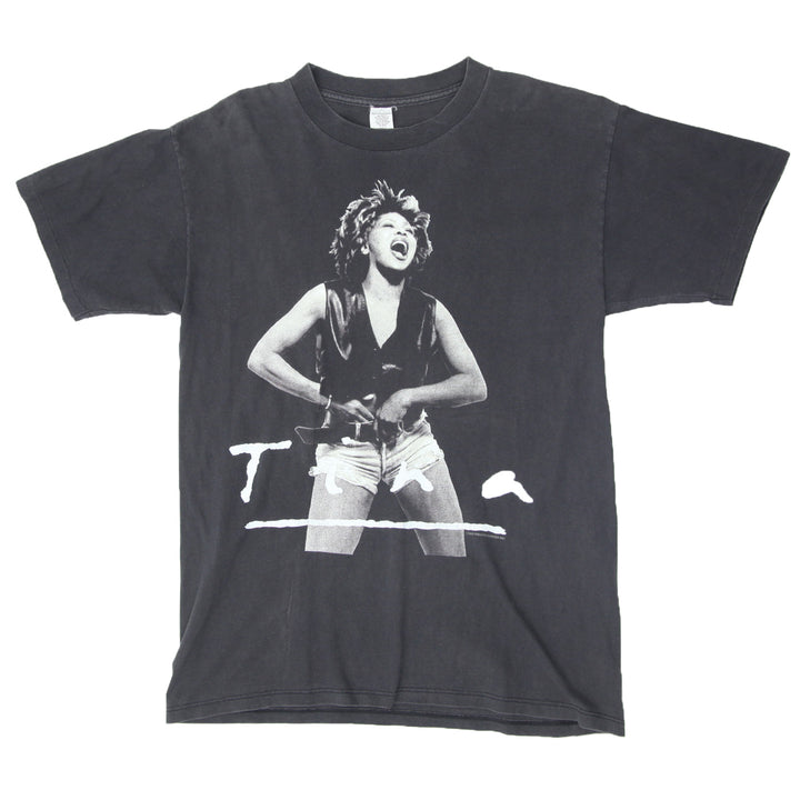 1993 Vintage Tina Turner Whats Love Tour T-Shirt S.Stitch Made in USA Black L