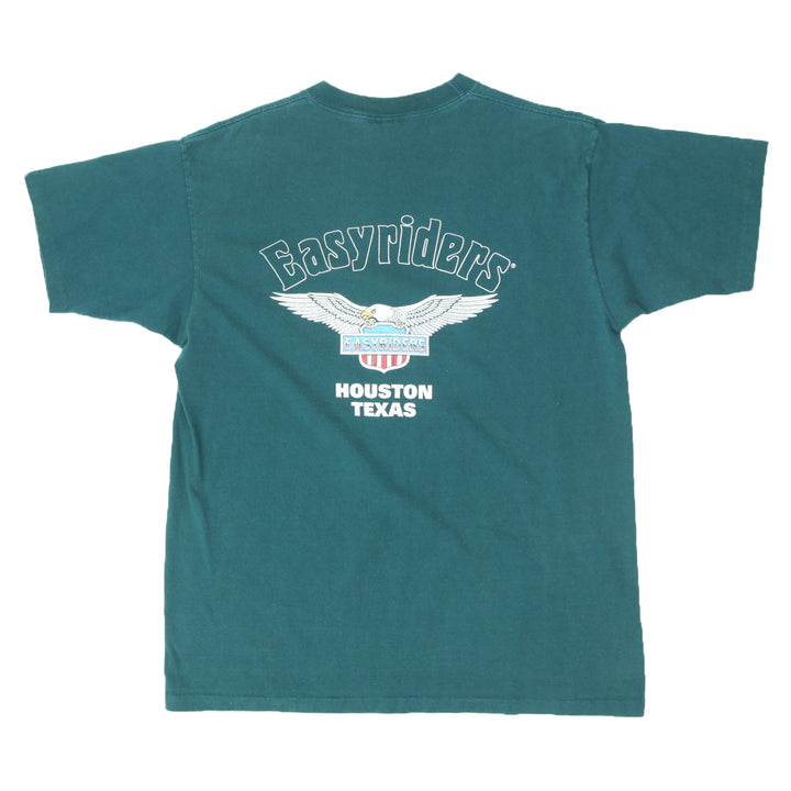 Vintage Harley Davidson Easyriders Texas T-Shirt Single Stitch Made in USA L