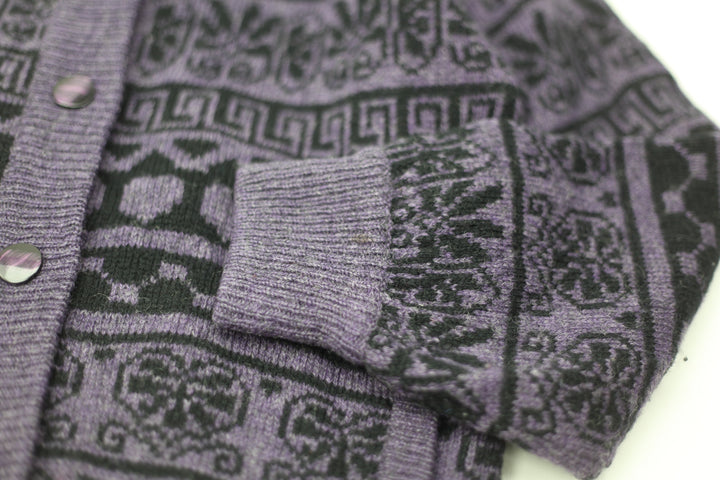 Vintage La Salino Shetland Wool Sweater Cardigan Ladies