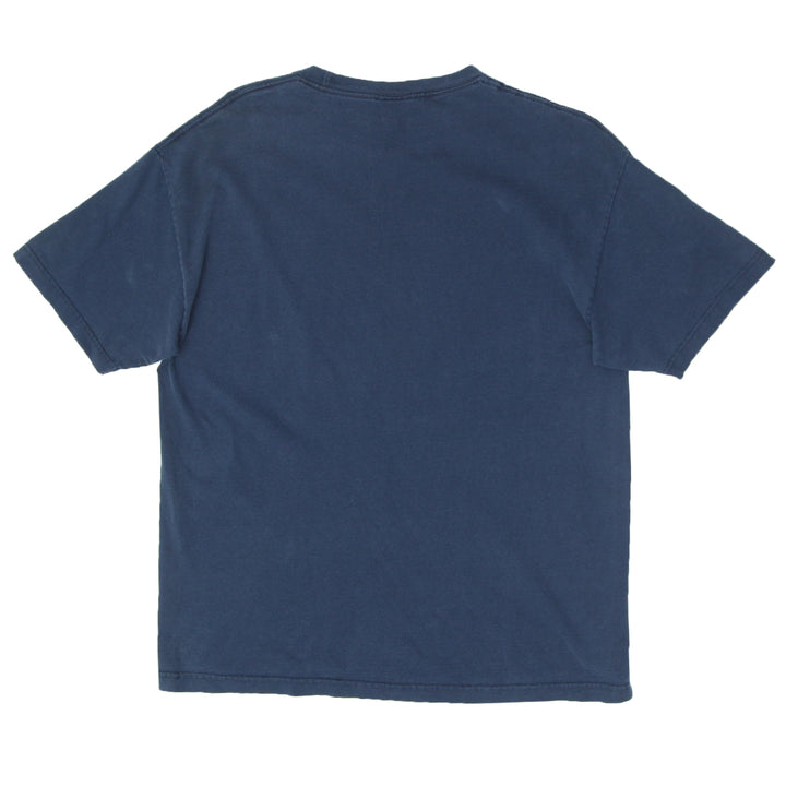 Vintage Kennedy Space Center Achievements In U.S Space T-Shirt Navy Blue XL