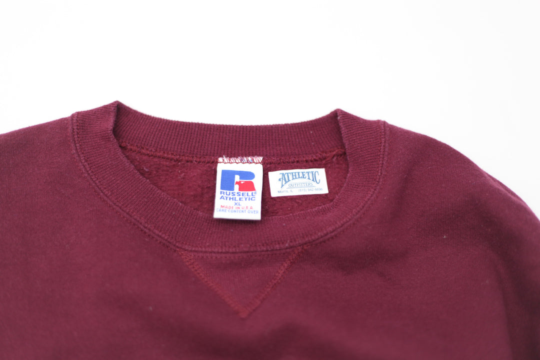 Vintage Russell Athletic Morris Crewneck Sweatshirt Made In USA