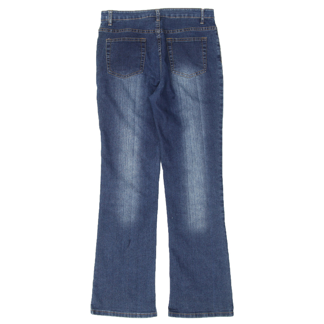 Y2K Embroidered Bootcut Jeans