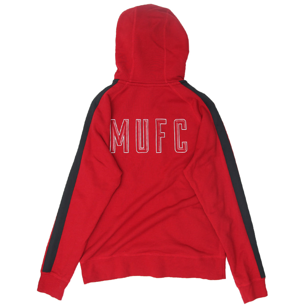 Mens Nike Embroidered Full Zip M.U.F.C Preloved Hoodie