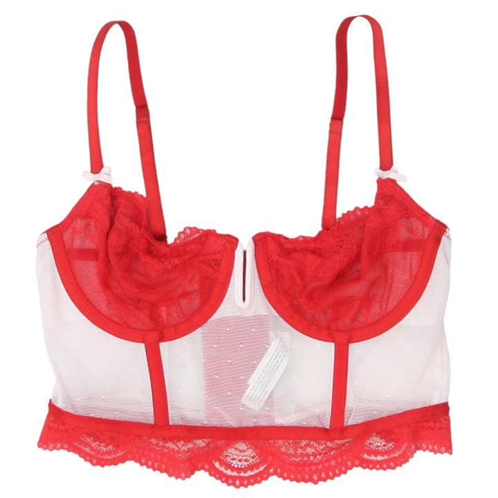 Y2K Mesh Crop Corset