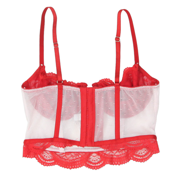 Y2K Mesh Crop Corset