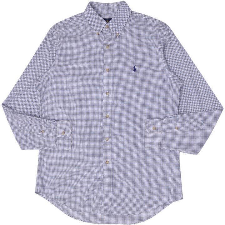 Mens Ralph Lauren Plaid Button Down Shirt Size M
