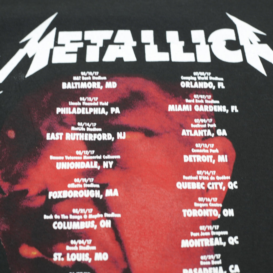 Mens Metallica WorldWired Tour Graphic Band T-Shirt Size M