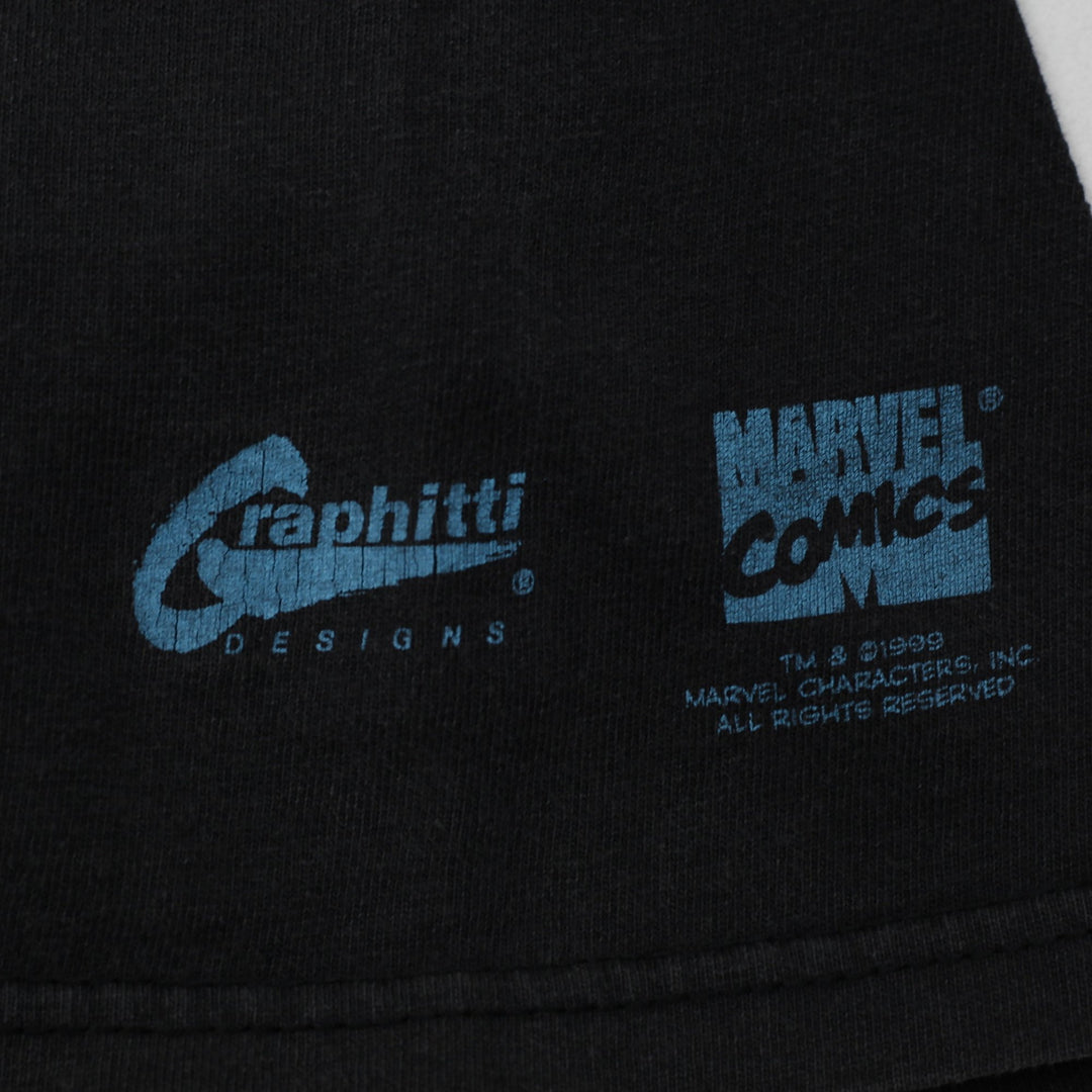 Vintage Marvel 1999 T Shirt Storm Iron Man 90s Comic XL Graffiti | Migration_T-Shirts - Detail View | Fashion Rerun
