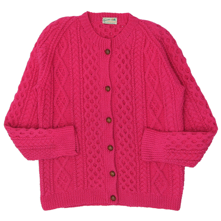 Vintage Gem Handknit Sweater Pink Ladies - Fashion Rerun Vintage Migration_Sweaters