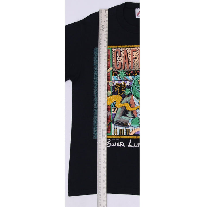 Vintage 1989 Cafe L.A. Power Lunch Specials Black Single Stitch T-Shirt Size XL | Migration_T-Shirts - View 7 | Fashion Rerun