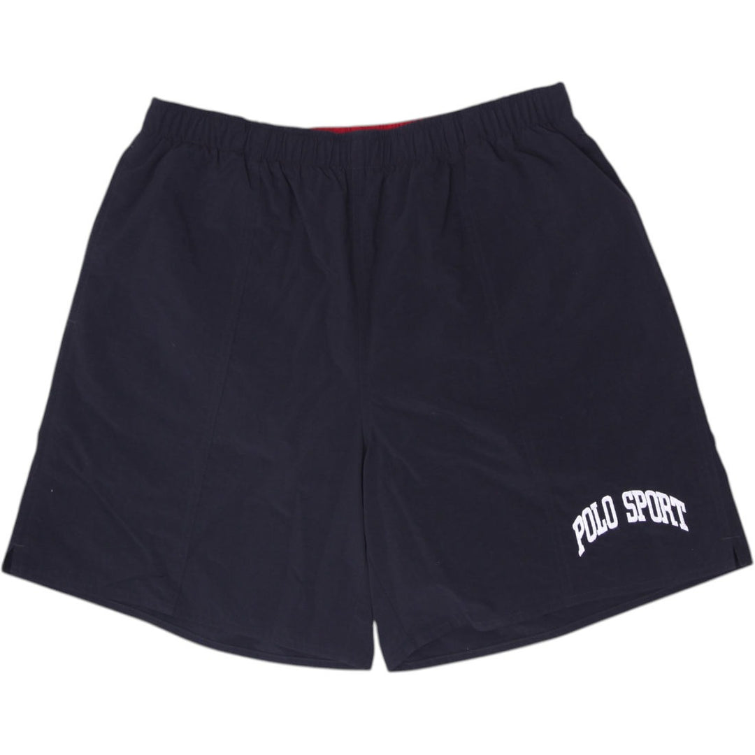Mens Polo Sport Black Nylon Swim Trunks Shorts Size M