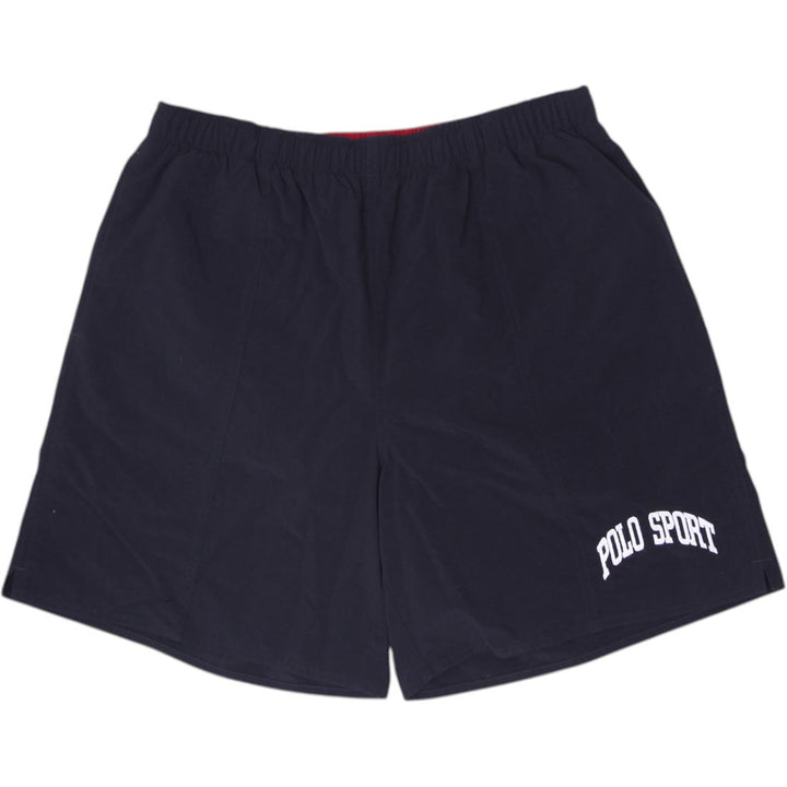 Mens Polo Sport Black Nylon Swim Trunks Shorts Size M