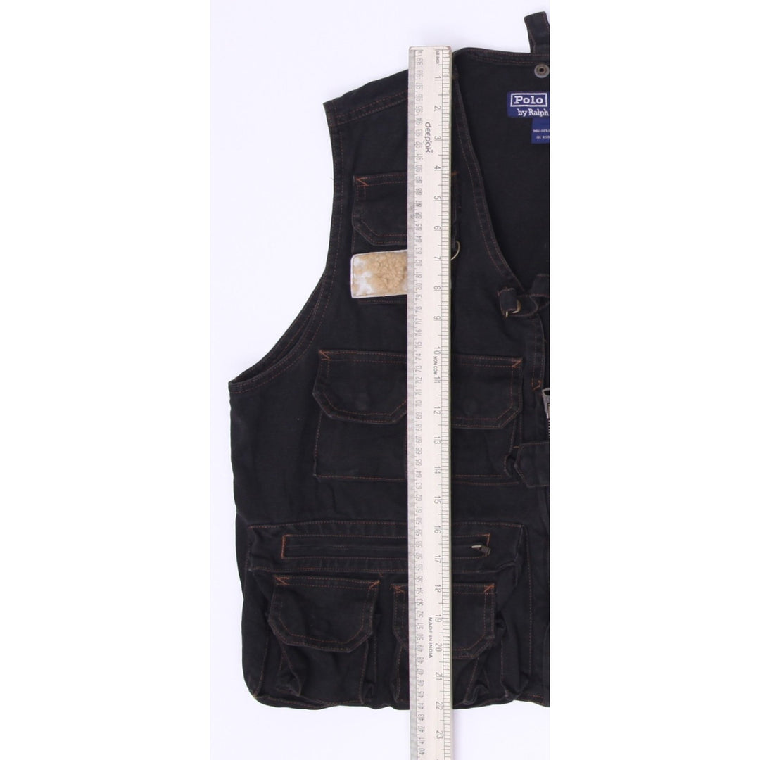 Vintage 1993 Ralph Lauren Fishing Vest Size M | Migration_Vests - View 6 | Fashion Rerun
