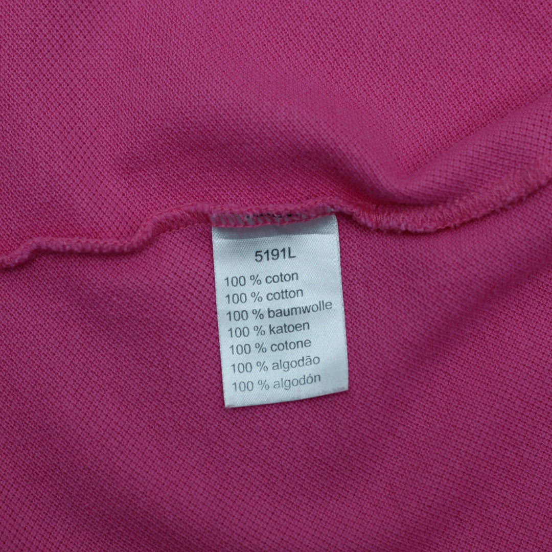 Mens Lacoste Slim Fit Short Sleeve Piqué Polo T-Shirt Pink Size 5