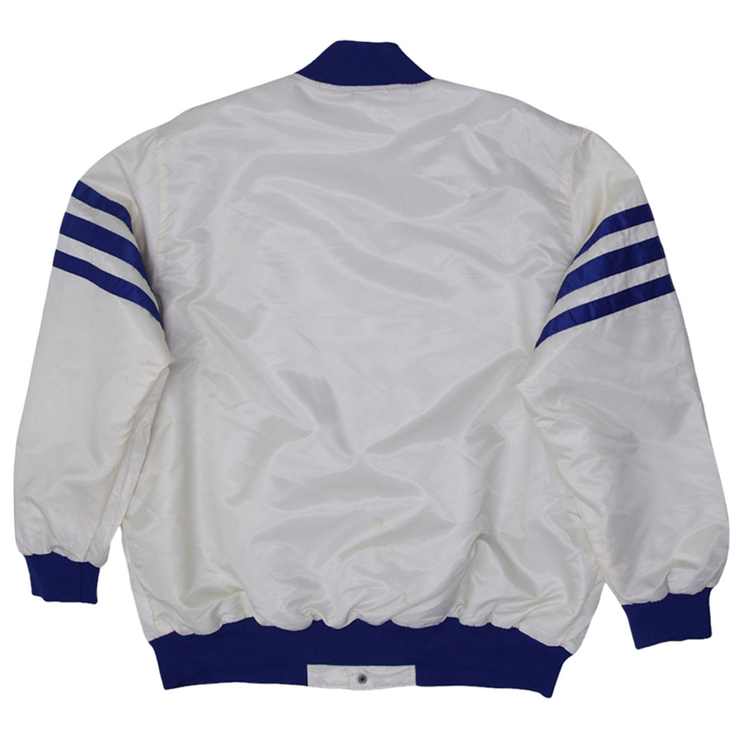 Vintage Starter NFL 100 Trick Play Satin Full-Snap Jacket - Cream
