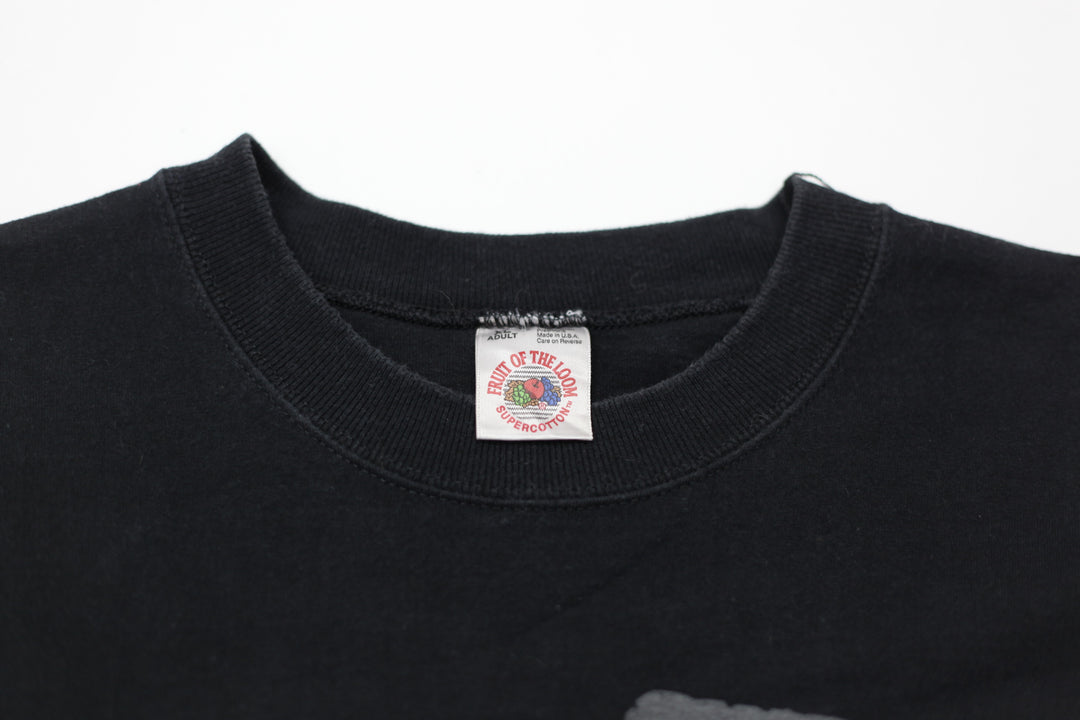 Vintage The X-Files Alien 'They're Not Coming T-Shirt Made In USA Black XL