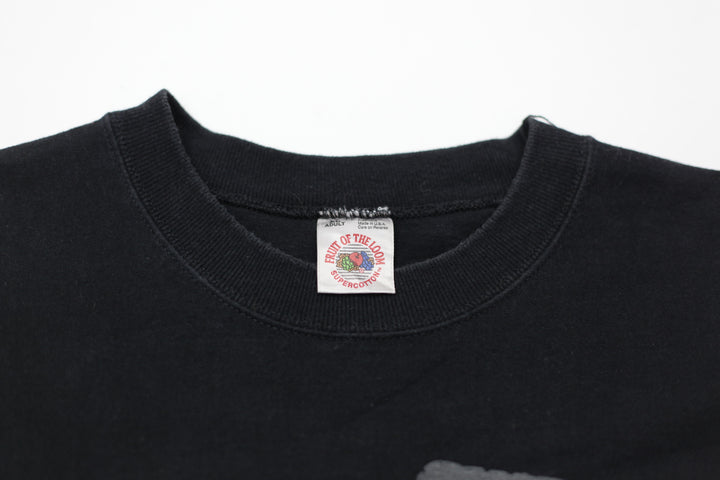 Vintage The X-Files Alien 'They're Not Coming T-Shirt Made In USA Black XL