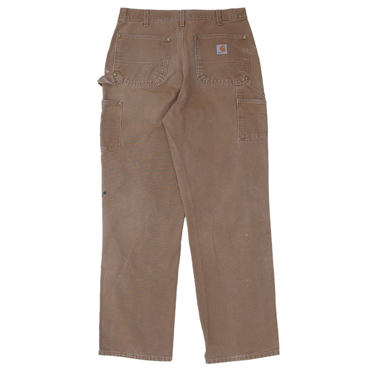 Mens Carhartt B01-BRN Loose Original Fit Double Knee Carpenter Work Pants Made In USA - Fashion Rerun Vintage Migration_Pants