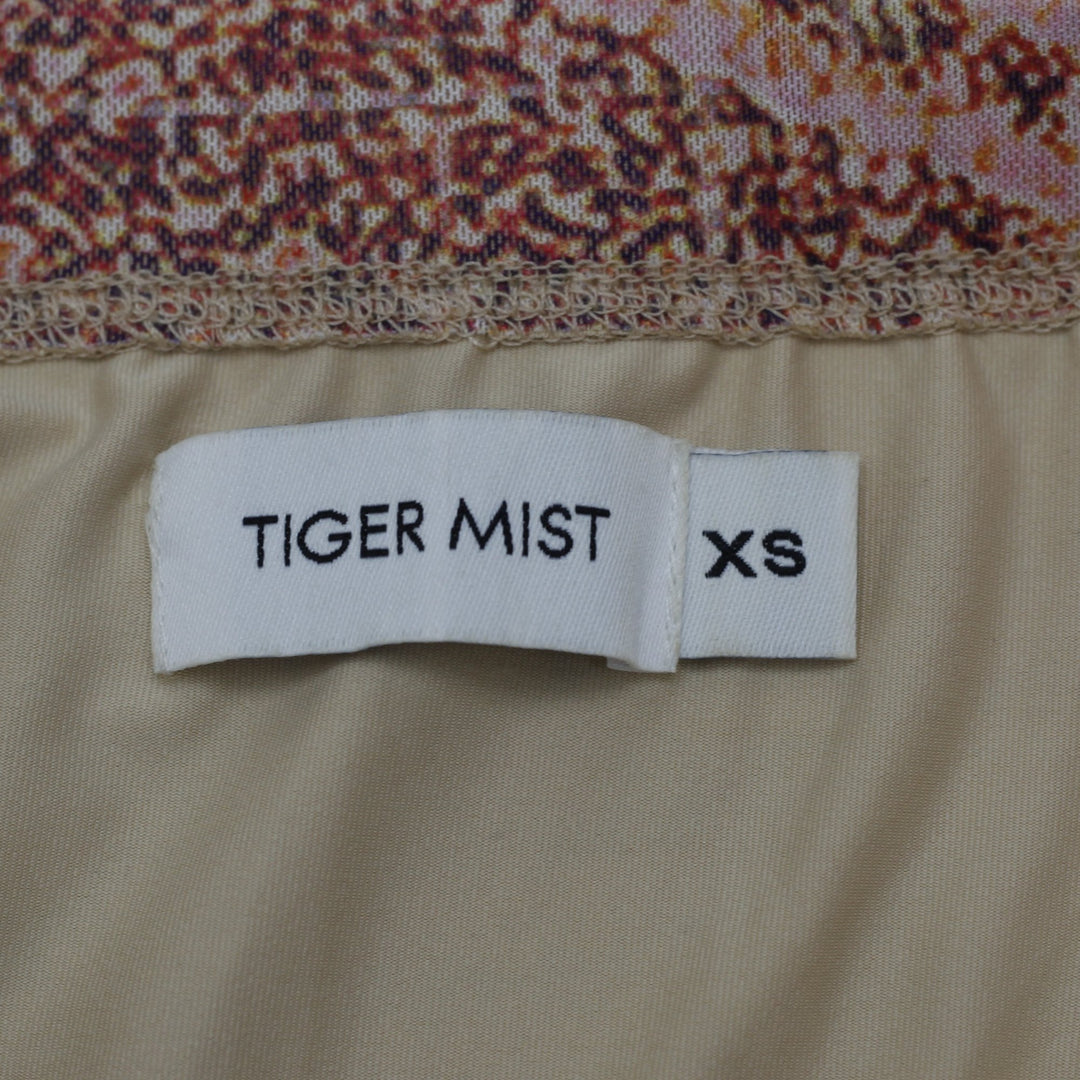 Y2K Ladies Tiger Mist Strapless Top Multi Color Corset Style