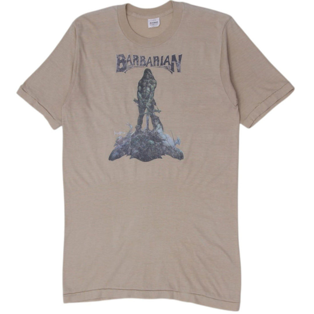 Vintage Barbarian Frank Frazetta Barbarian T-Shirt Single Stitch L | Migration_T-Shirts | Fashion Rerun