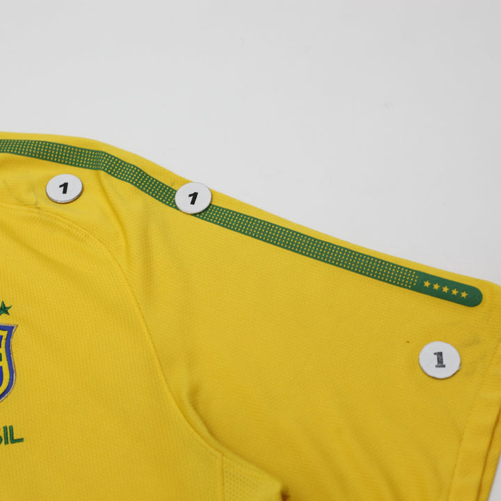 Mens 2010 Nike Brazil Home Football Jersey #10 Size L