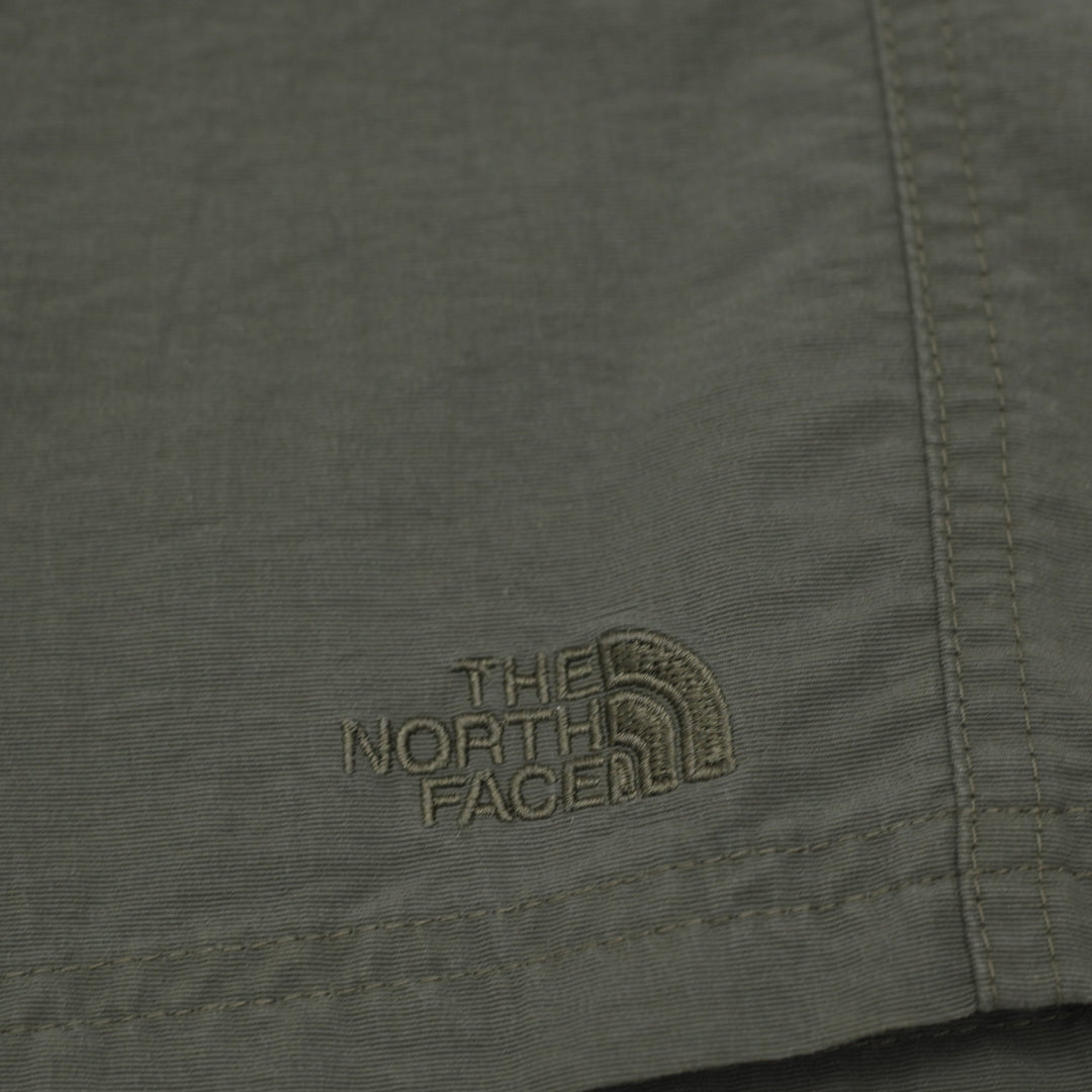 Mens The North Face Size 34 Olive Green Nylon Outdoor Hiking Shorts