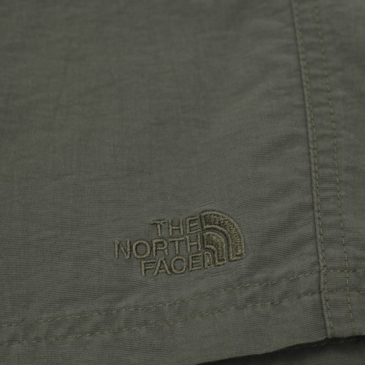 Mens The North Face Size 34 Olive Green Nylon Outdoor Hiking Shorts