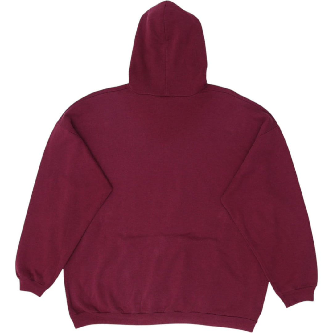 Vintage Mens Nike Hoodie Maroon Just Do It Graphic