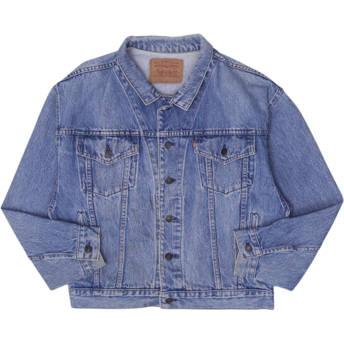 LEVI'S® VINTAGE DENIM JACKETS Shop Vintage 90s Levis 75532 Denim Trucker Jacket Size M | Fashion