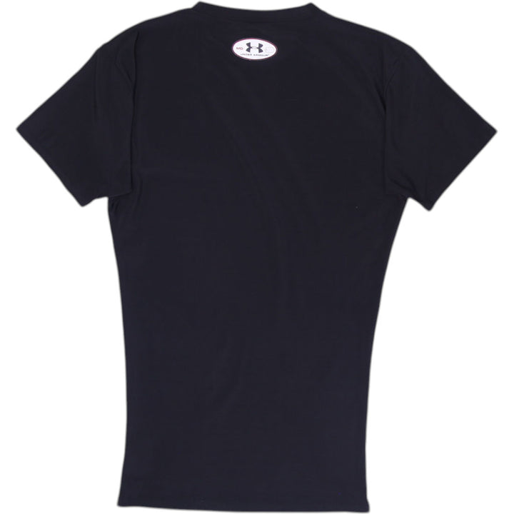 Mens Under Armour Compression T-Shirt Black Quick Dry Size M