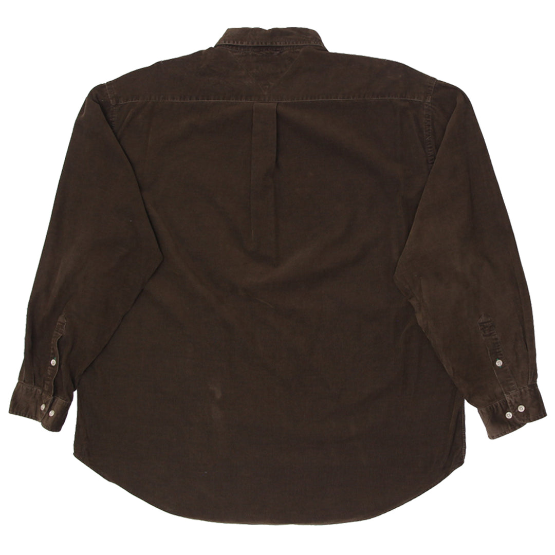Mens Tommy Hilfiger Long Sleeve Corduroy Shirt